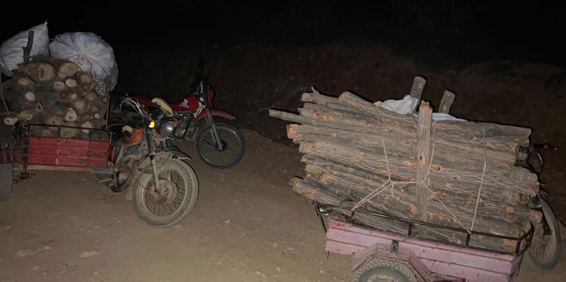 Hassa’da ormanda usulsüz kesim yapan şahıslar yakalandı