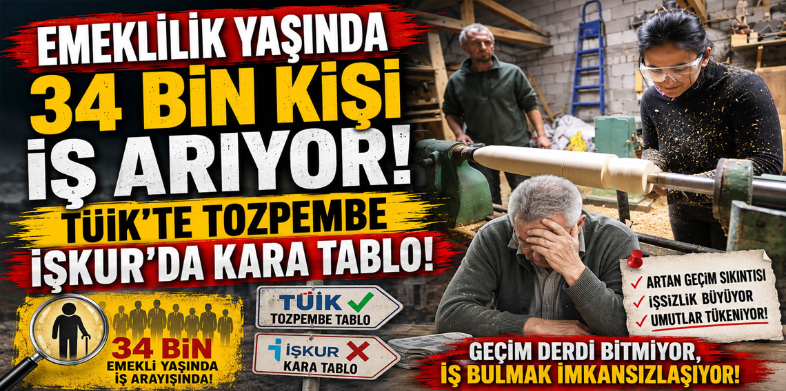 TÜİK'te tozpembe İŞKUR'da kara tablo!