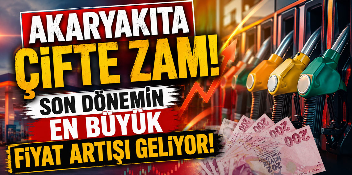 Akaryakıta çifte zam! Son dönemin en büyük fiyat artışı geliyor!