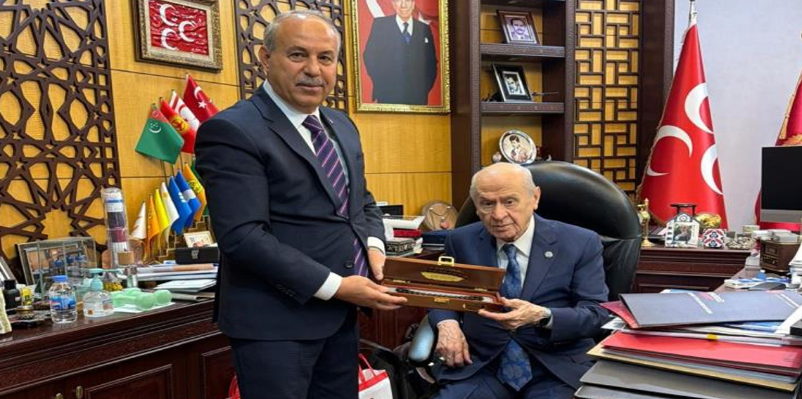 MHP İl başkanı Mehmet Sait Kılıç'tan, Bahçeli’ye ziyaret
