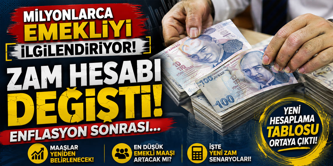Milyonlarca emekliyi ilgilendiriyor! Zam hesabı değişti, enflasyon sonrası...