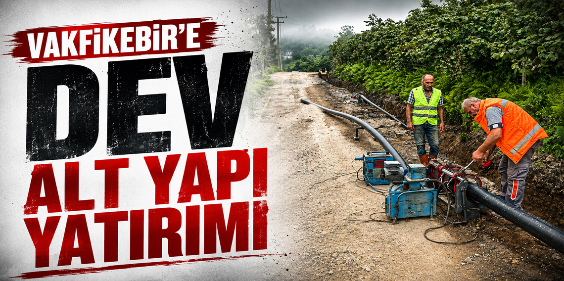 Büyükşehir’den Vakfıkebir’e 20 milyon TL’lik içme suyu yatırımı