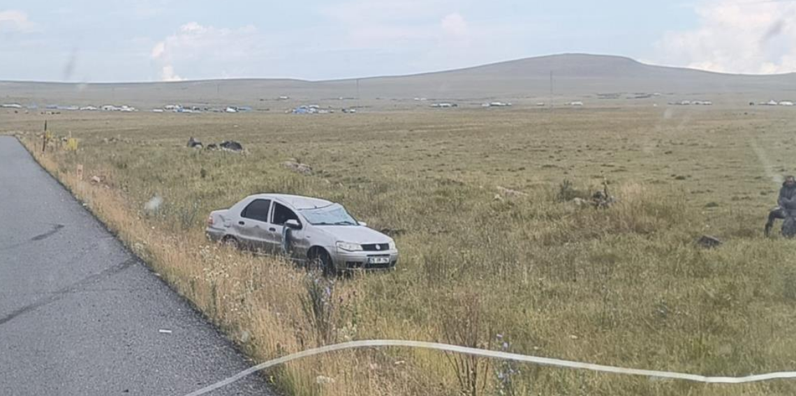 Kars-Iğdır karayolunda korkutan kaza: