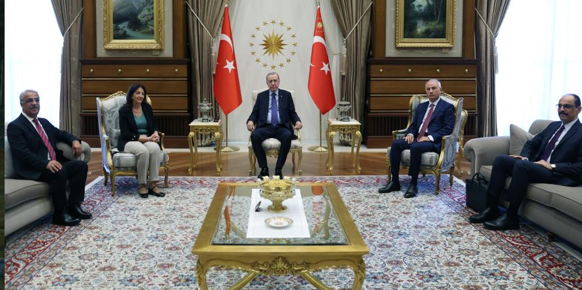 Cumhurbaşkanı Erdoğan DEM Parti heyetini kabul etti