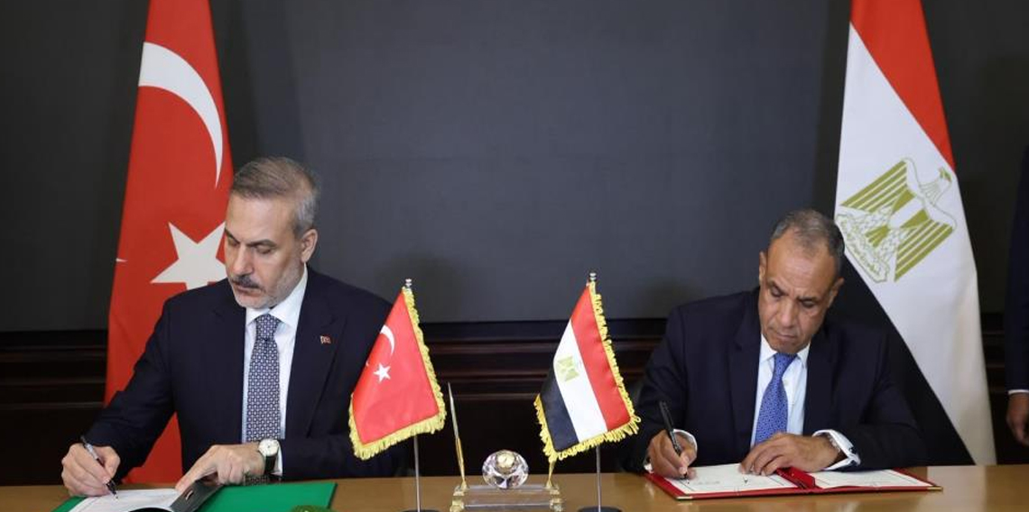Bakan Fidan, Mısır ile çeşitli alanlarda iş birliğine ilişkin üç belge imzaladı