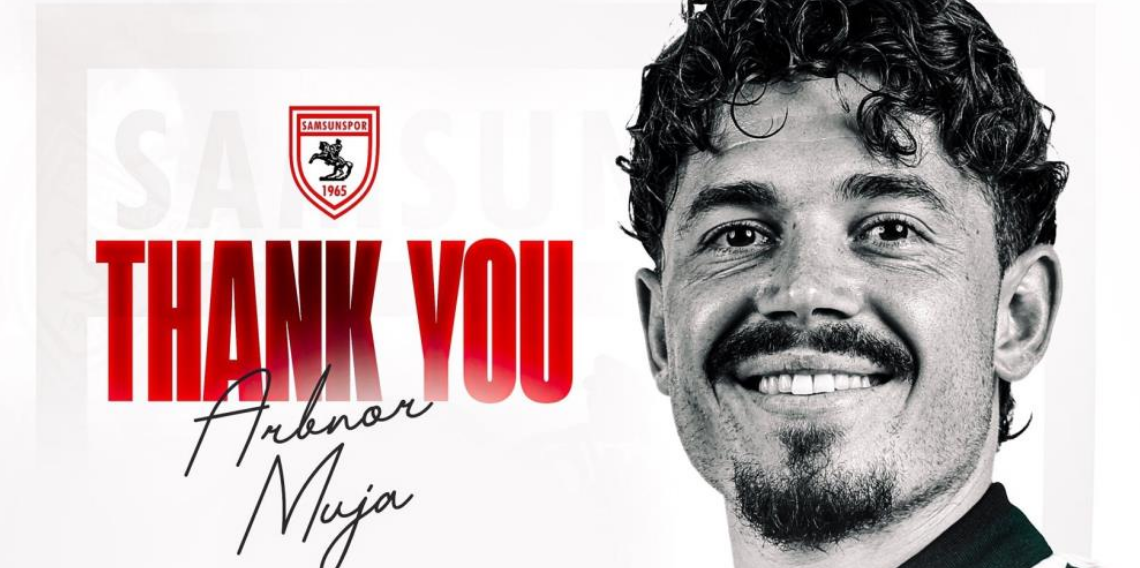 Samsunspor'da Muja ile yollar ayrıldı