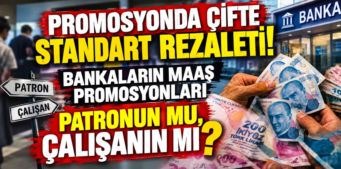 Promosyonda çifte standart rezaleti: Bankaların maaş promosyonları patronun mu, çalışanın mı?