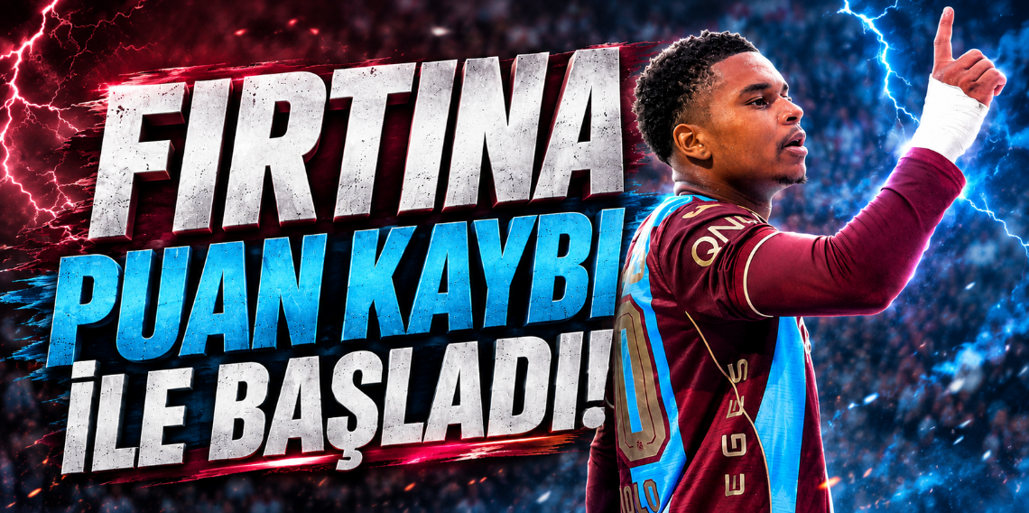 Trabzonspor, sezona kayıp ile başladı