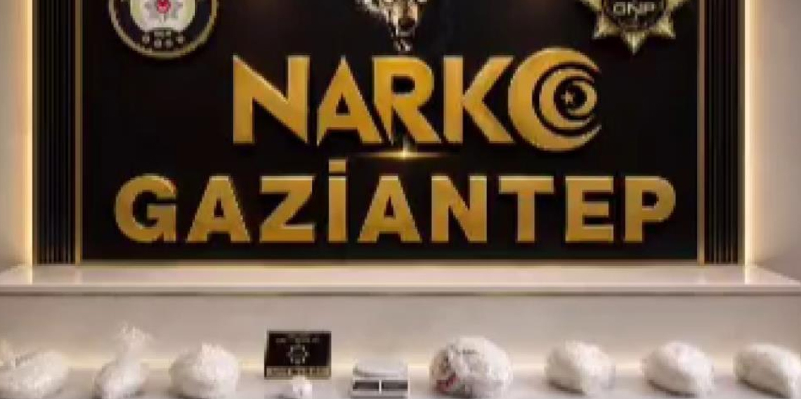 Gaziantep'te 7 kilo uyuşturucu ele geçirildi: 2 gözaltı
