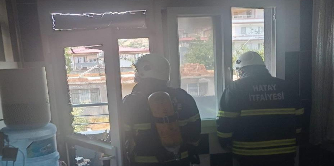 Hassa’da ev yangını büyümeden kontrol altına alındı