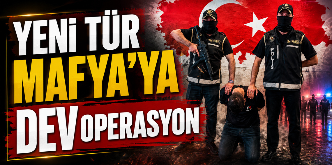 Yeni nesil mafyaya operasyon!