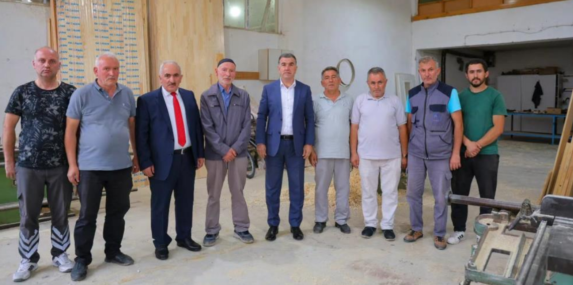 Vali Eldivan’dan Bayburt sanayi esnafına ziyaret