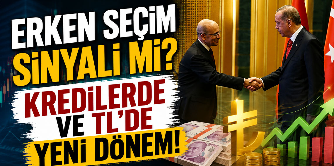 Erken seçim sinyali mi: Kredilerde ve TL'de yeni dönem