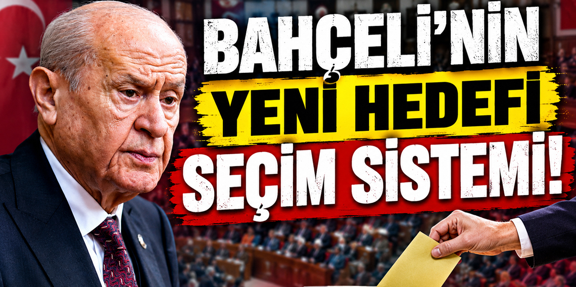 Bahçeli’nin yeni adımı belli oldu: Şimdi de seçim sistemi değişiyor!