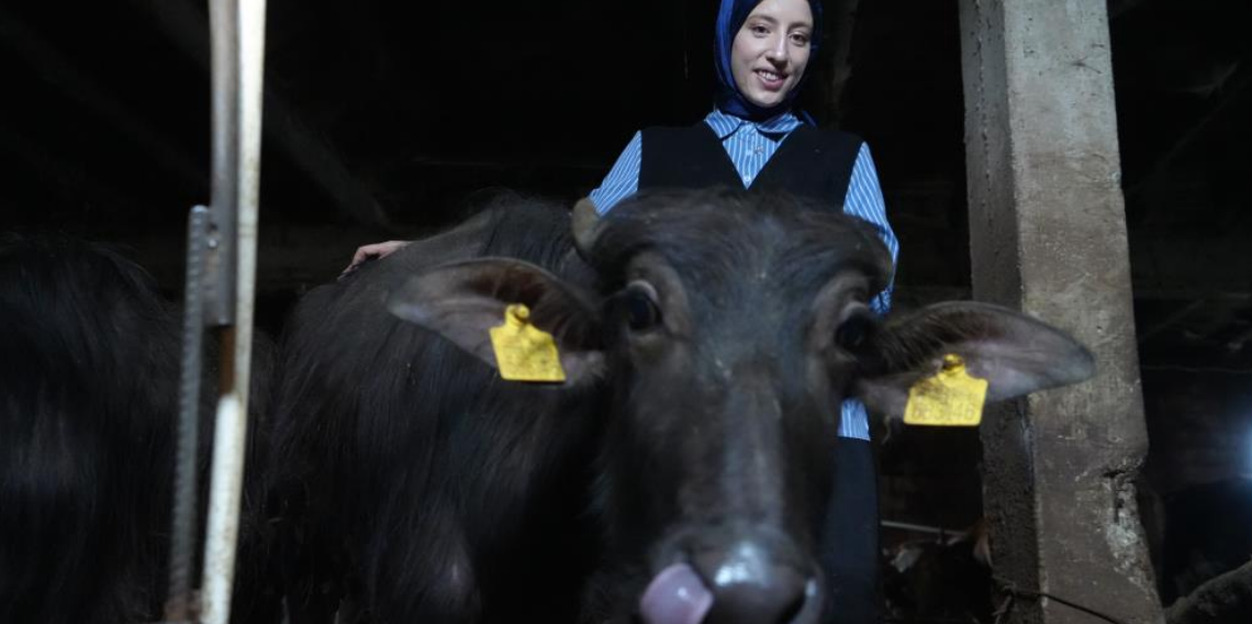 Bayburt’un ‘Mandalı Kızı’: Köyünün simgesi oldu