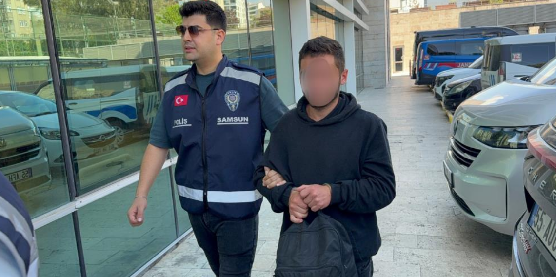 Samsun’da babasını darp edip araca zarar verdiği iddia edilen şahıs gözaltında