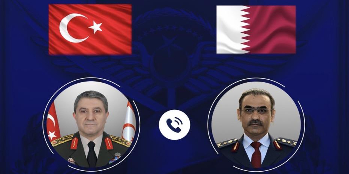 Genelkurmay Başkanı Bayraktaroğlu, Katarlı mevkidaşı Al-Mannai ile telefonda görüştü