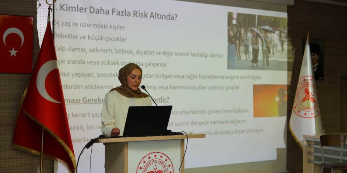 Bayburt’ta iklim krizi alarmı: Sağlık üzerindeki etkileri anlatıldı