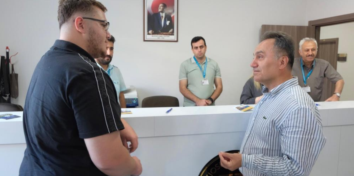 TOGÜ'de yeni dönem heyecanı başladı, Rektör Yılmaz öğrencileri ziyaret etti