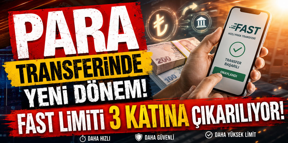 Para transferinde yeni dönem! FAST limiti 3 katına çıkarılıyor