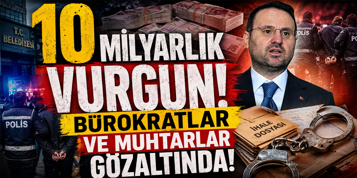 10 milyarlık vurgun! Bürokratlar ve muhtarlar gözaltında