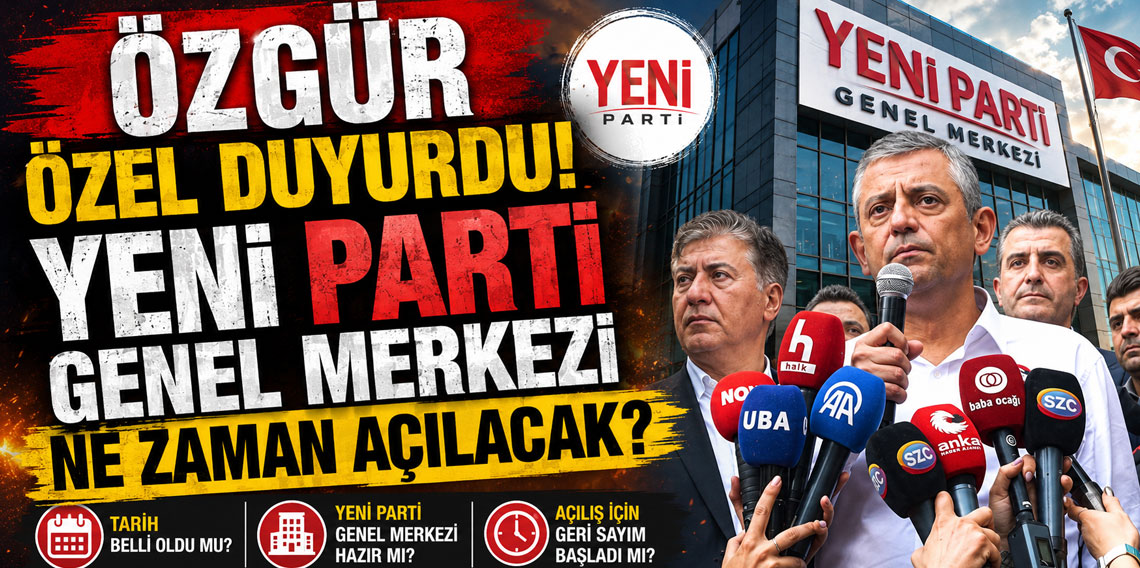 Özgür Özel duyurdu: YENİ Parti Genel Merkezi ne zaman açılacak?