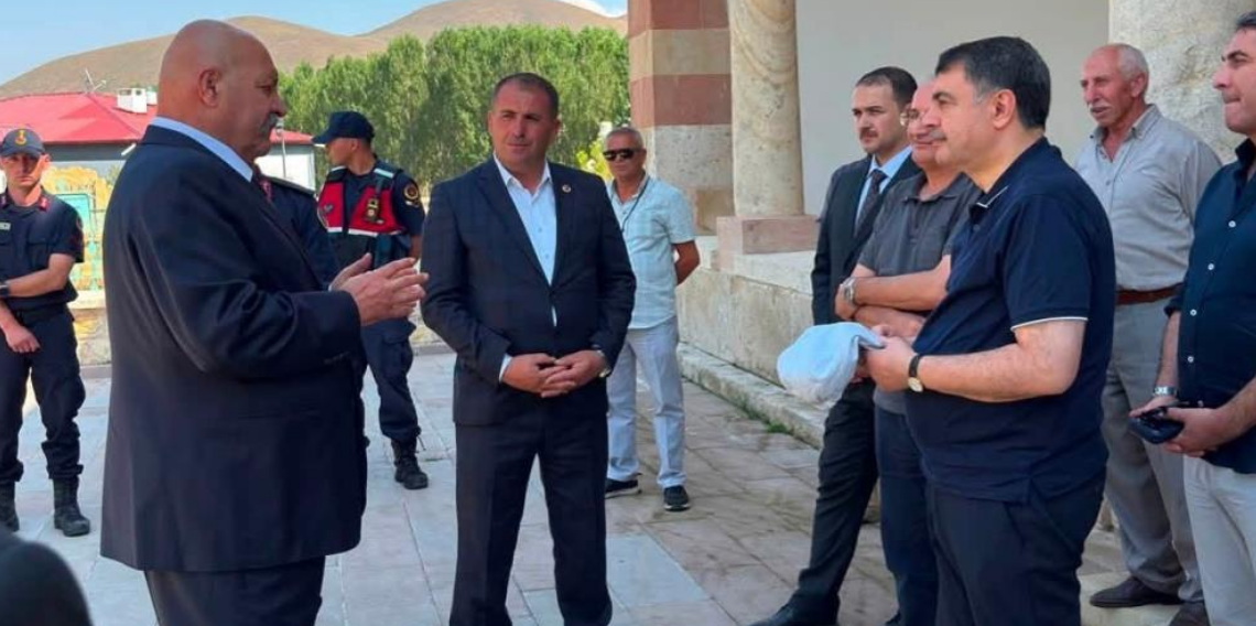 TİHEK Başkanı Vasip Şahin’den Demirözü’nde ziyaret turu