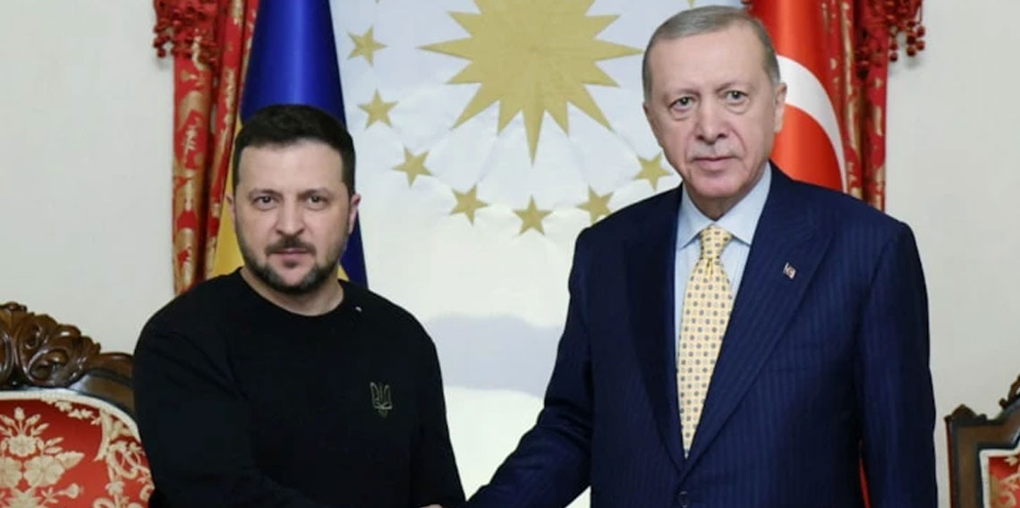 Vladimir Zelensky'den Cumhurbaşkanı Erdoğan'a teşekkür