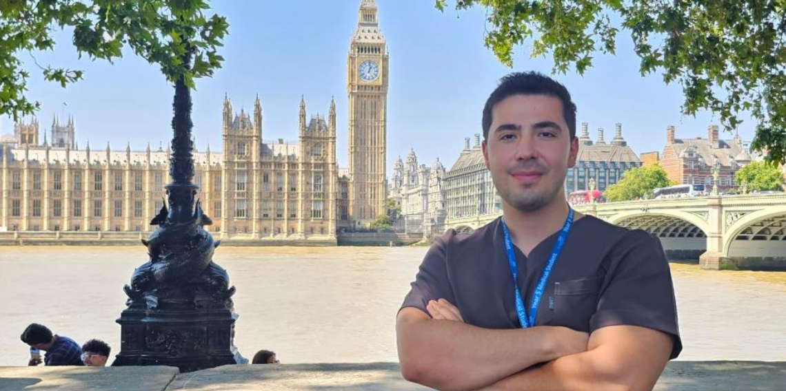 OMÜ'lü öğrenciden St. Thomas Hastanesi'nde plastik cerrahi stajı