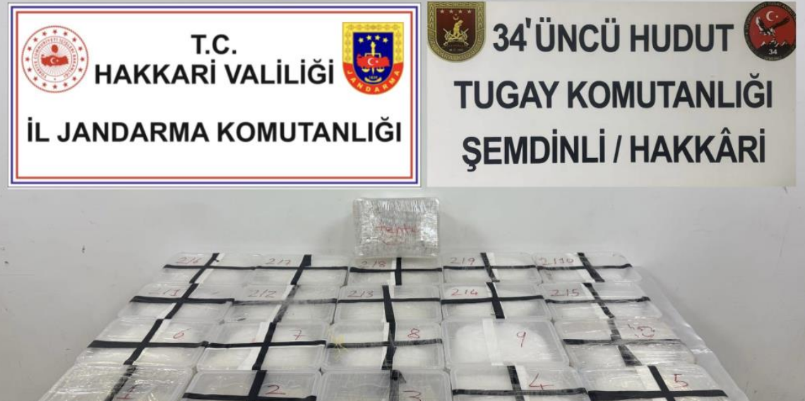 Hakkari’de 2 çuval uyuşturucu ele geçirildi: Tonlarca değil, kilolarca zehir!