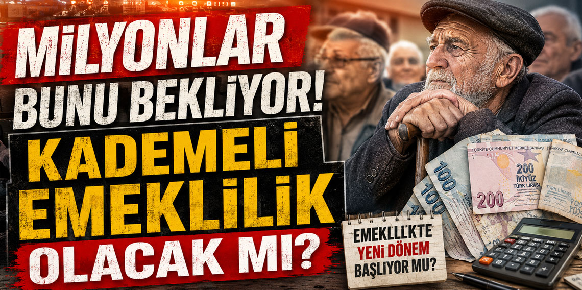 Milyonlar bunu bekliyor: Kademeli emeklilik olacak mı?