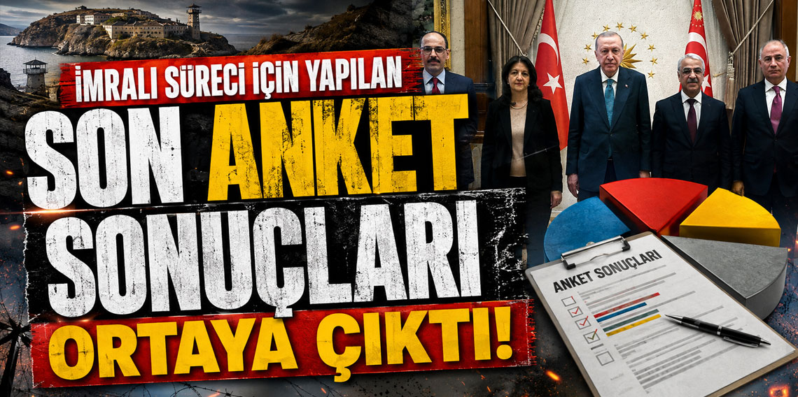İmralı Süreci için yapılan son anket sonuçları ortaya çıktı!