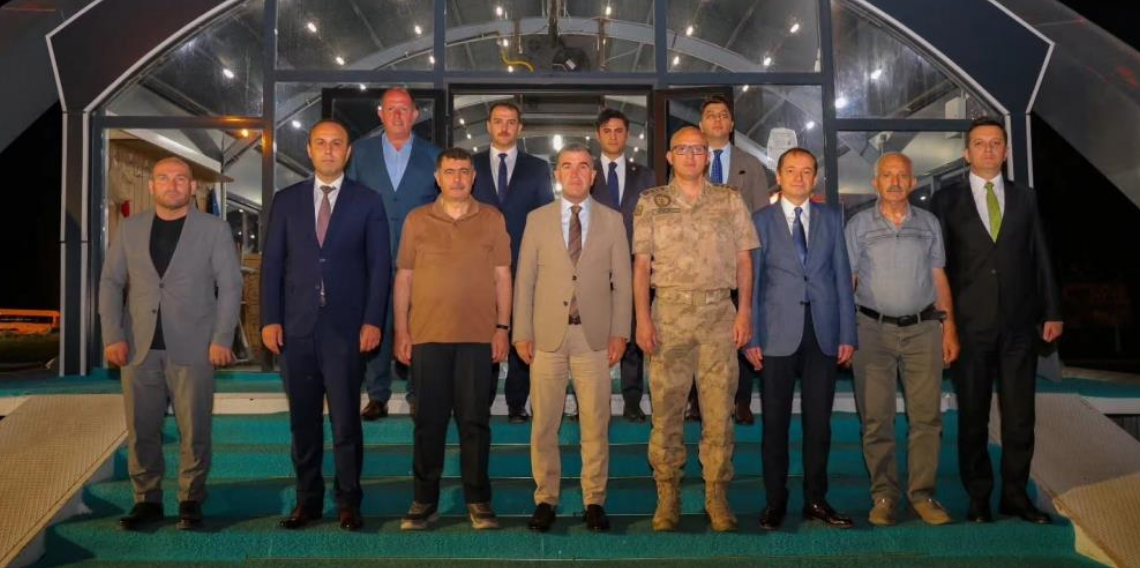 Bayburt İl Jandarma Komutanı Fatih Aslan’a Veda Yemeği