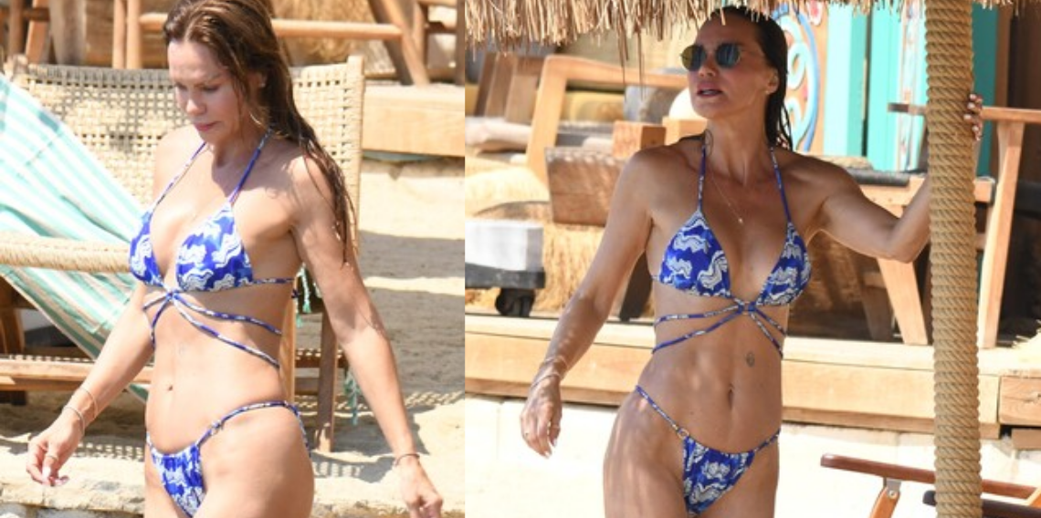 Ebru Şallı’nın Bodrum’da Deniz Keyfi! Defile Sonrası Soluğu Denizde Aldı