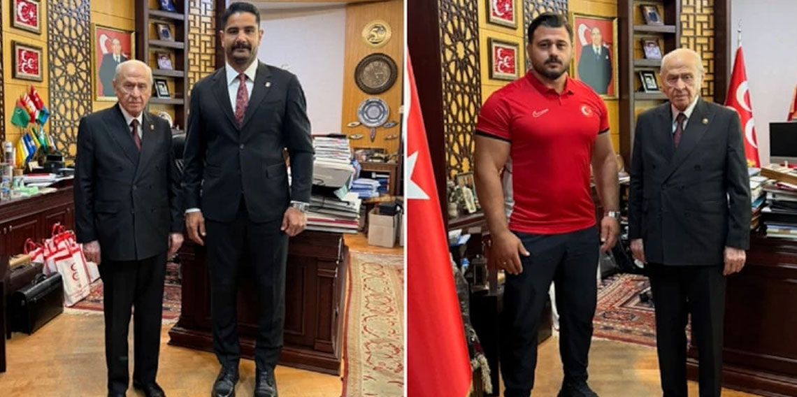 Taha Akgül ve Rıza Kayaalp, MHP Genel Başkanı Bahçeli'yi ziyaret etti