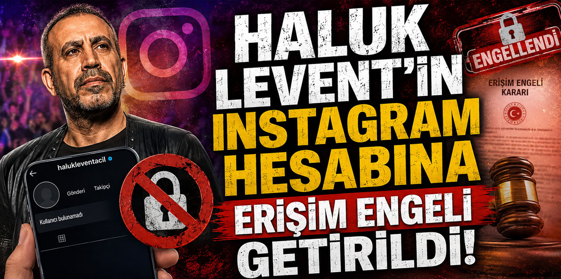 Haluk Levent'in Instagram hesabına erişim engeli getirildi
