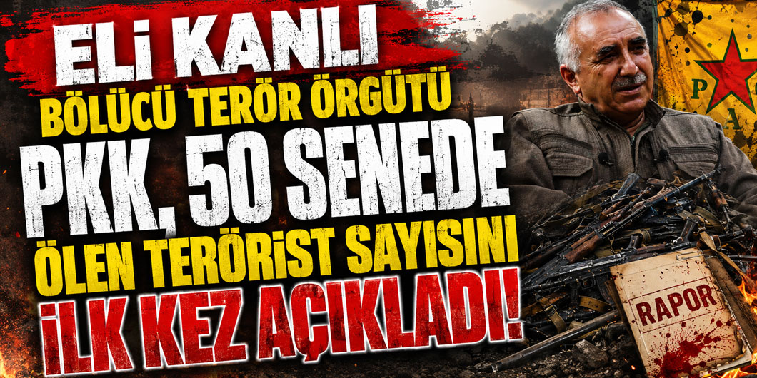 Eli kanlı bölücü terör örgütü PKK, 50 senede ölen terörist sayısını ilk kez açıkladı