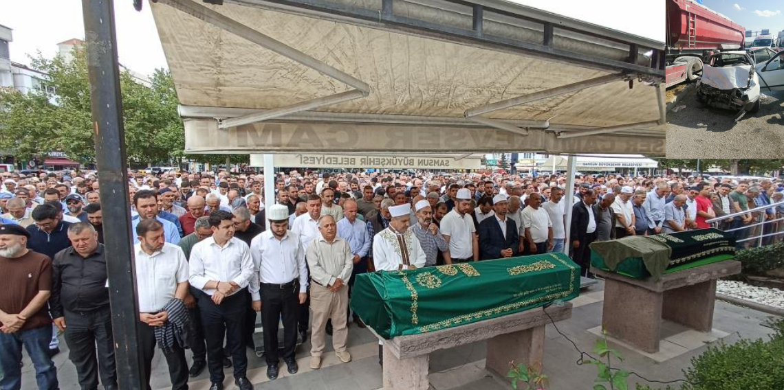 Trafik kazasında hayatını kaybeden imam, son yolculuğuna uğurlandı