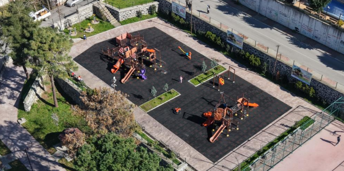 Canik'in güvenli parklarında ücretsiz internet hizmeti