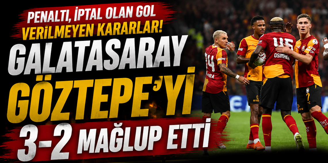 Tartışmalı Maçın Galibi Galatasaray Oldu! 