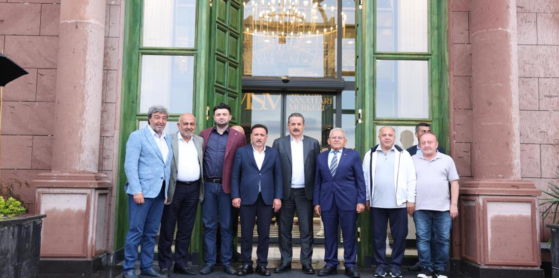 Kayserispor, Bursaspor yönetimini ağırladı