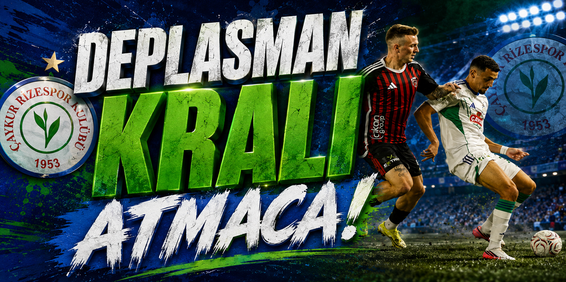 Deplasman kralı Atmaca! Çaykur Rizespor, Gaziantep FK’yı evinde devirdi