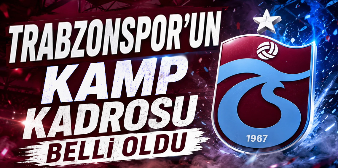 Trabzonspor'un Amedspor kamp kadrosu belli oldu!
