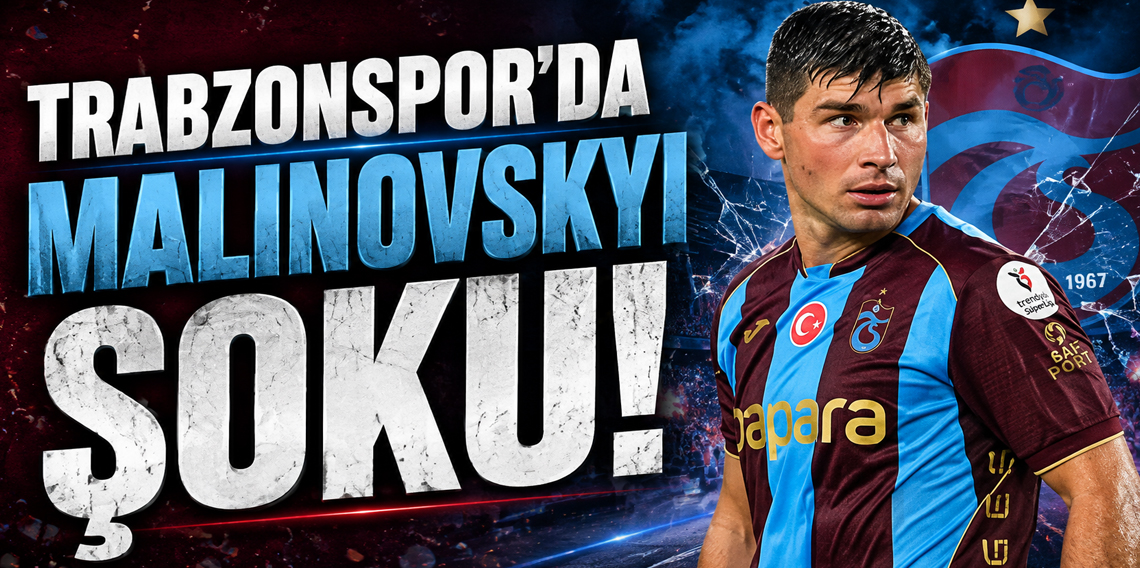 Trabzonspor'da Malinovskyi şoku! Amedspor maçı öncesi kötü haber