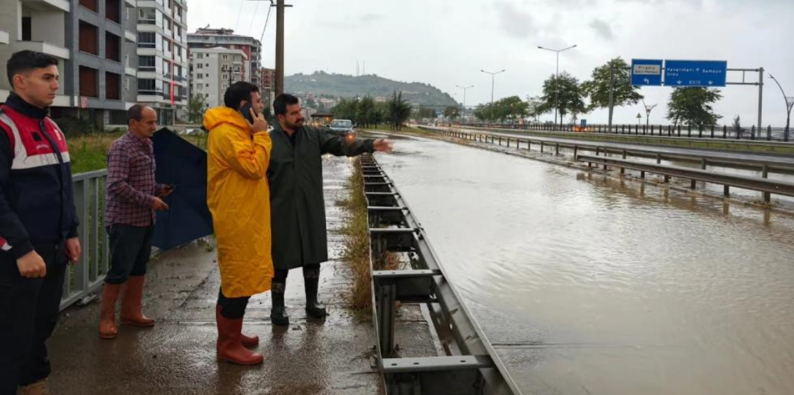 Giresun’da sağanak yağış 2,2 milyon liralık zarara neden oldu
