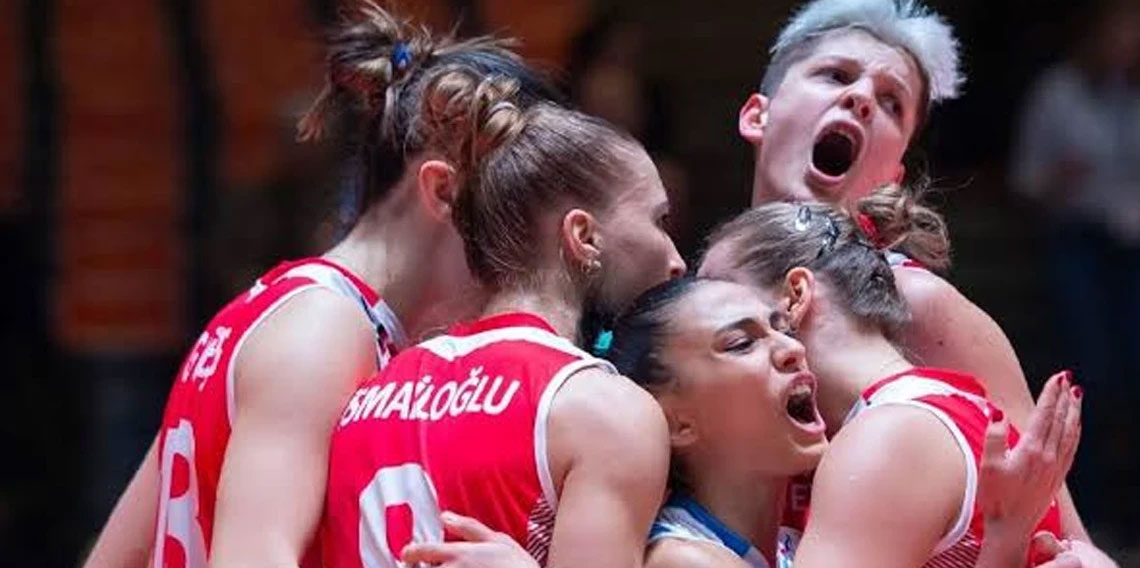 A Milli Kadın Voleybol Takımı, son 16 turunda Azerbaycan'la karşılaşacak