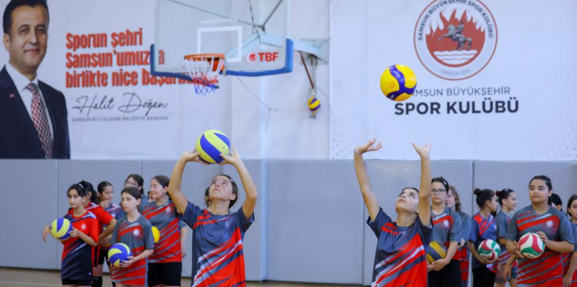 Samsun'da yaz spor okullarına 422 çocuk ve genç katıldı