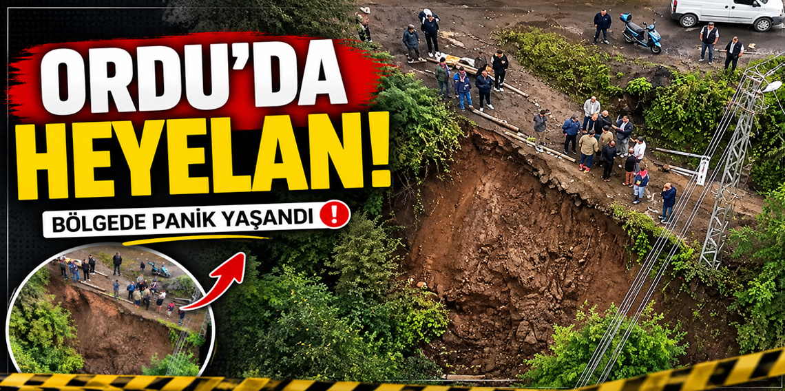 Ordu'da heyelan: Ahırdaki 5 büyükbaş telef oldu