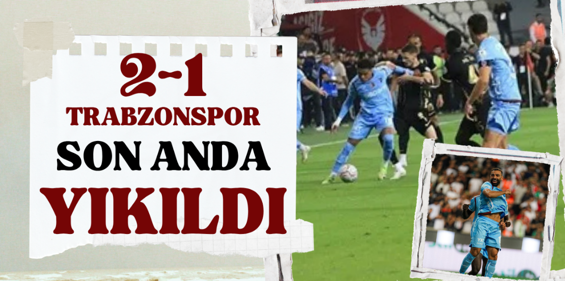 Trabzonspor'da kötü gidişat devam ediyor