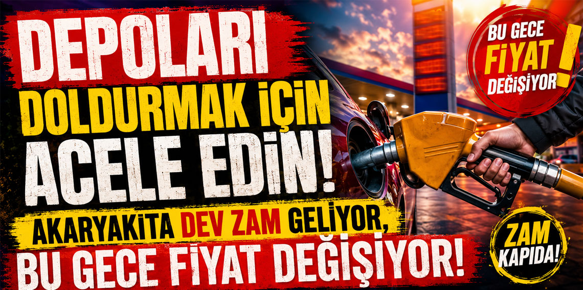 Depoları doldurmak için acele edin! Akaryakıta dev zam geliyor, bu gece fiyat değişiyor